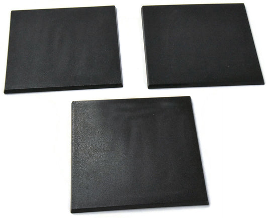 3 * 100mm x 100mm rectangle Base