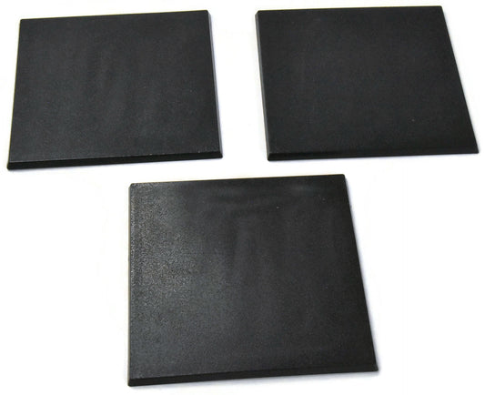 3 * 100mm x 100mm rectangle Base