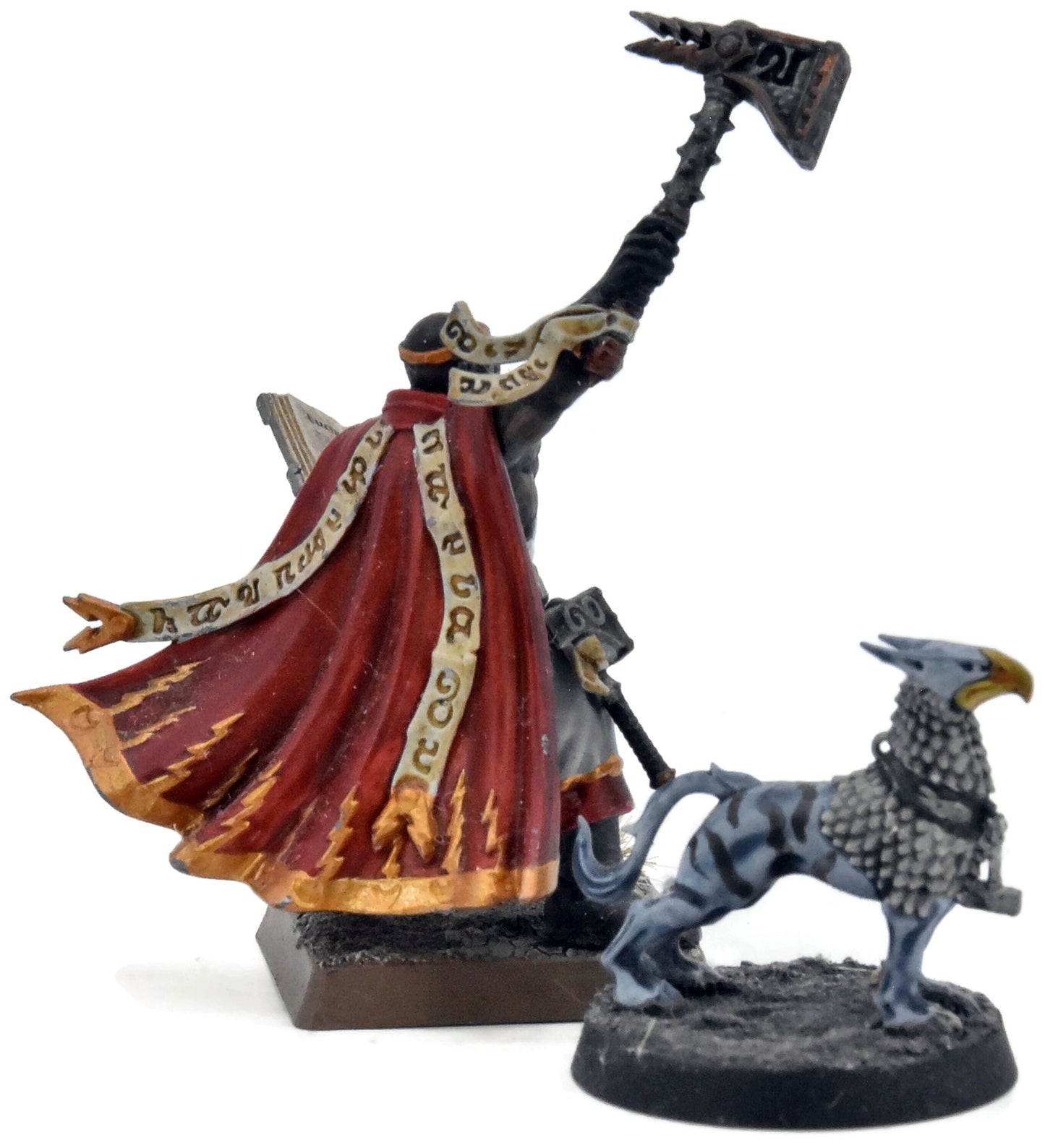 CITIES OF SIGMAR Excelsior Warpriest With Grylph Hound #1 WELL PAINTED Sigmar