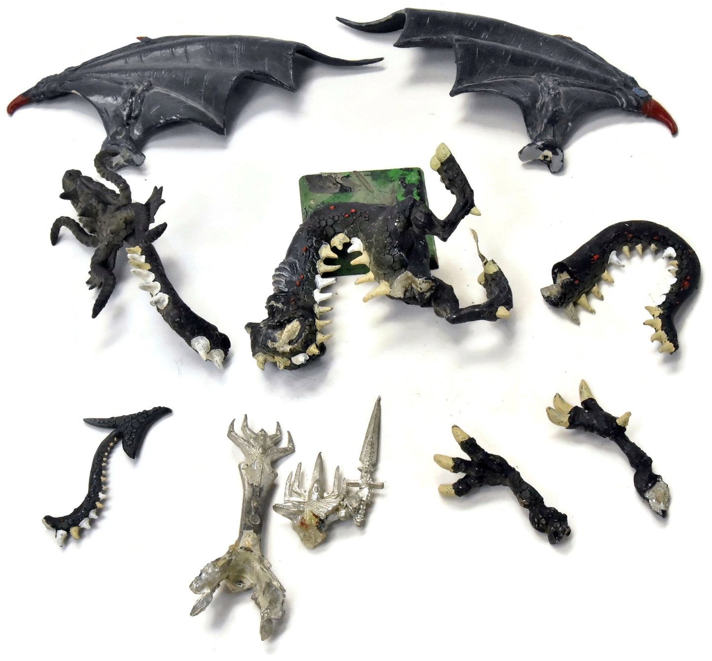 DARK ELVES Beastlord Rakarth Dragonrider #1 CLASSIC METAL Missing 1 Arm Fantasy
