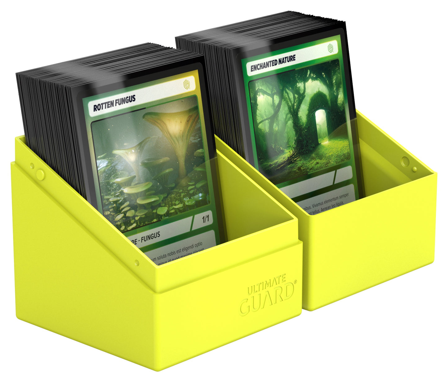 Ultimate Guard Deck Case Boulder 100+ Neon Yellow