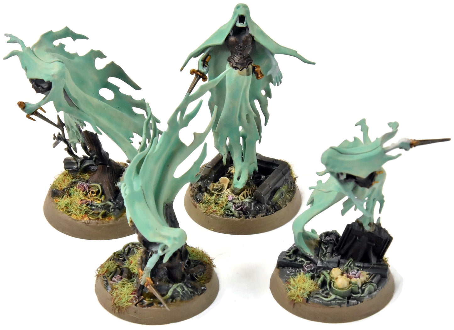 NIGHTHAUNT 4 Myrmourn Banshees #1 WELL PAINTED Warhammer Sigmar