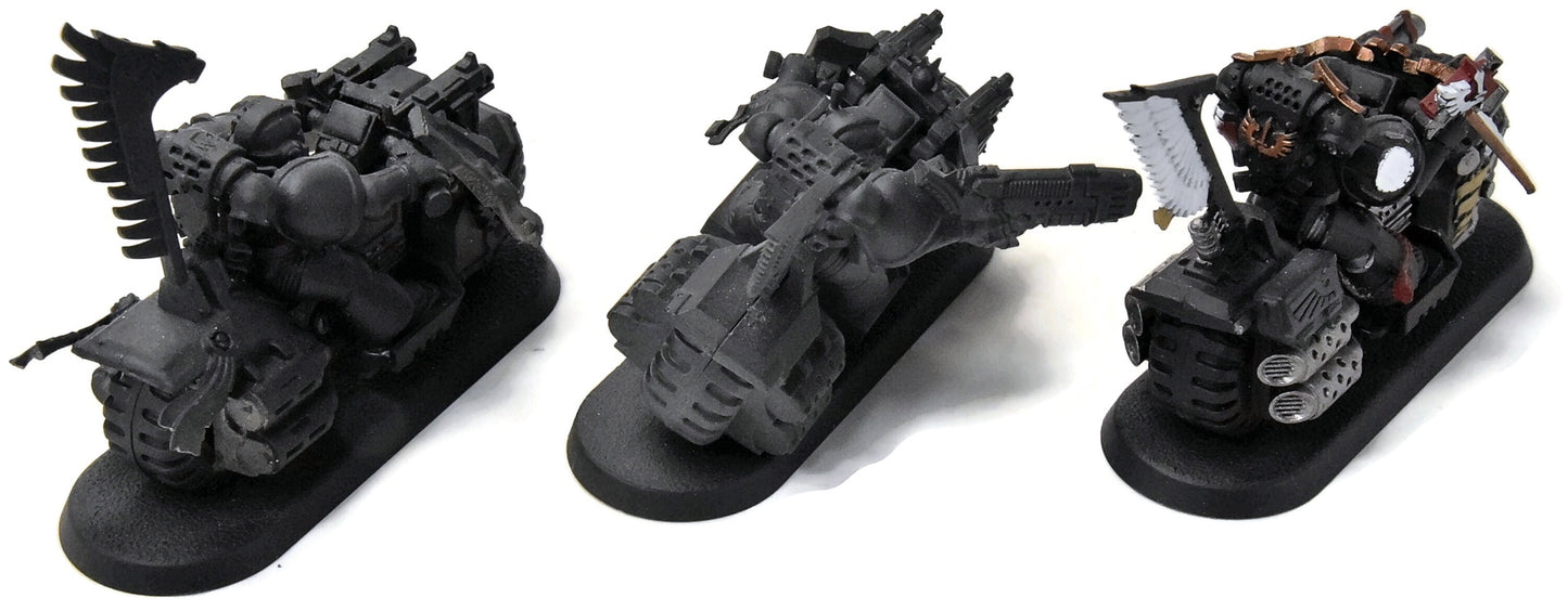 DARK ANGELS 3 Ravenwing Bikes #7 Warhammer 40K