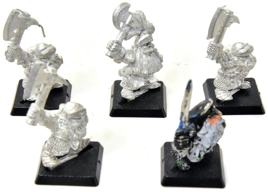 DWARFS 5 Classic Clansmen #9 METAL Warhammer Fantasy