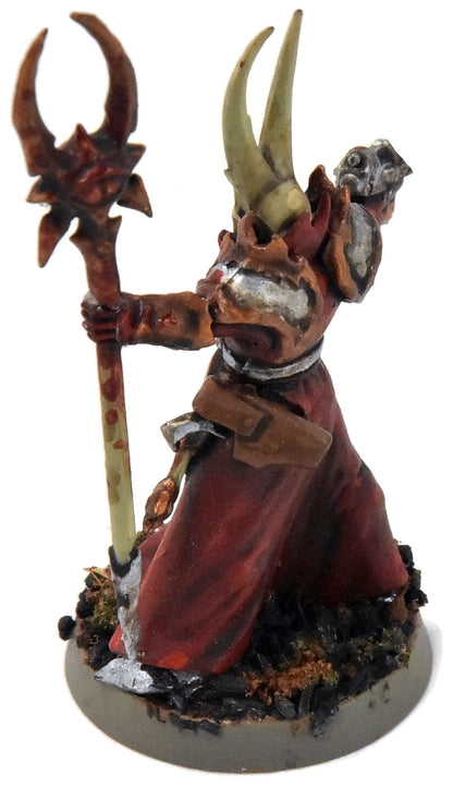 CHAOS SPACE MARINES Chaos sorcerer converted #2 WELL PAINTED Warhammer 40K