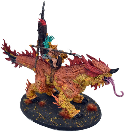 FYRESLAYERS Auric Runeson On Magmadroth #1 PRO PAINTED Warhammer Sigmar