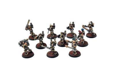 CHAOS SPACE MARINES 10 Chaos Space Marines #1 PRO PAINTED 40k