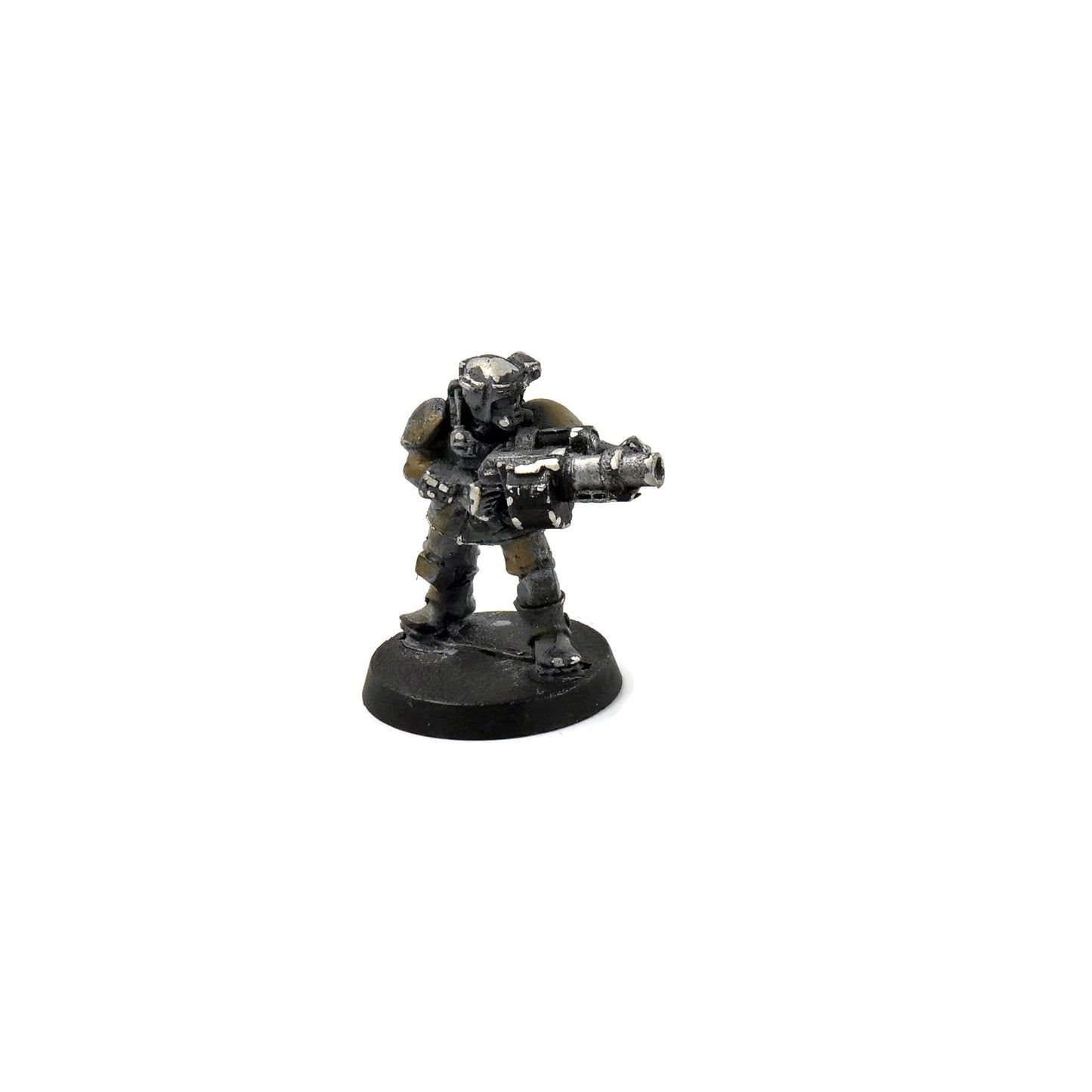 ASTRA MILITARUM Kasrkin Stormtrooper #7 grenade launcher no backpack METAL 40K