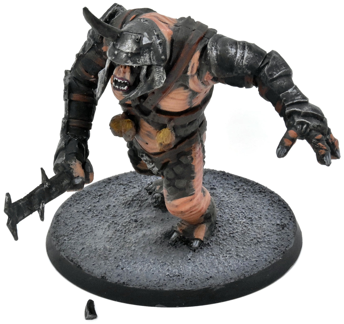LOTR Mordor Troll #2 Middle Earth Strategy Battle Game WELL PAINTED