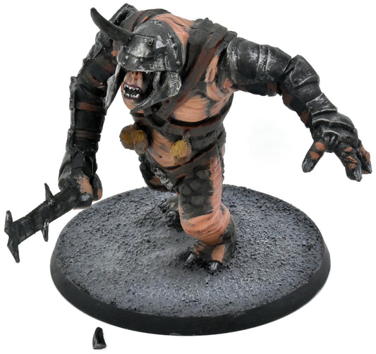 LOTR Mordor Troll #2 Middle Earth Strategy Battle Game WELL PAINTED