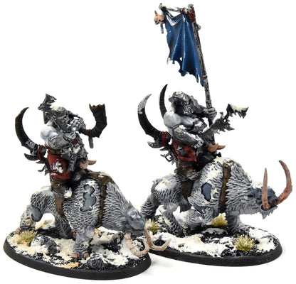OGRE KINGDOMS Mournfang Cavalry Pack #2 PRO PAINTED Sigmar