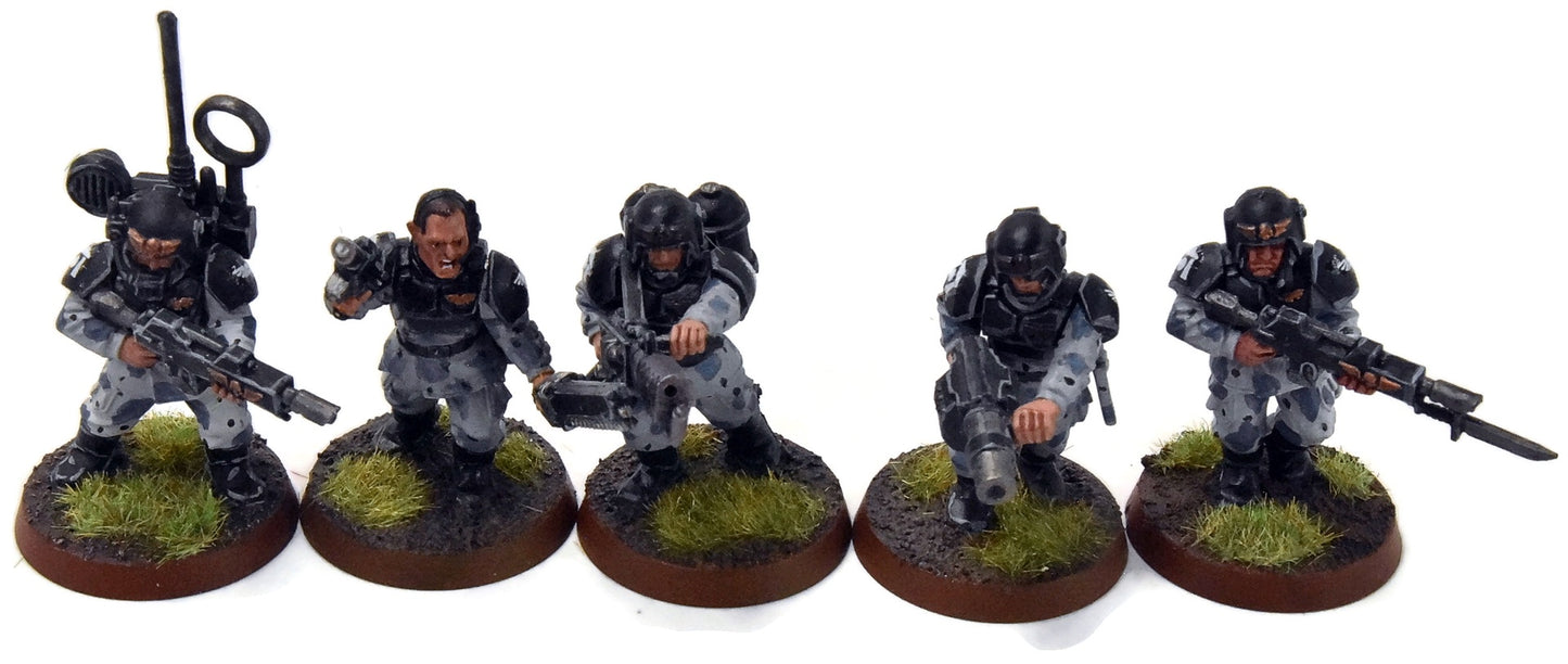 ASTRA MILITARIUM 10 Cadian Shock Troops #14 WELL-PAINTED Warhammer 40K
