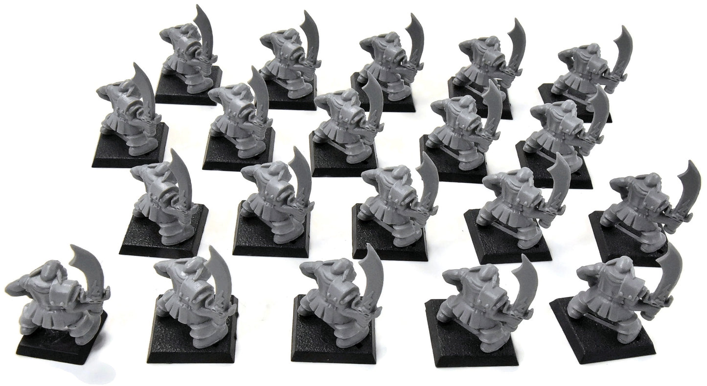 ORCS & GOBLINS 20 Orcs Warriors BOYS BOYZ #7 Warhammer Fantasy Classic