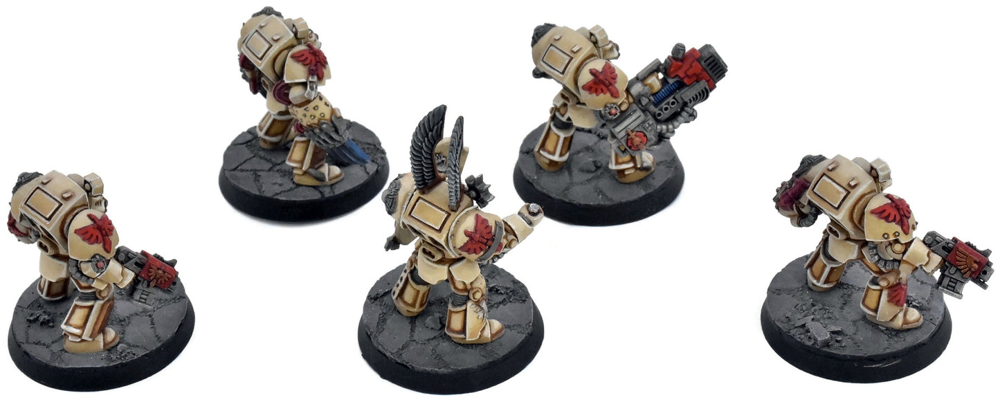 DARK ANGELS 5 Deathwing Terminators #1 WELL PAINTED Warhammer 40K