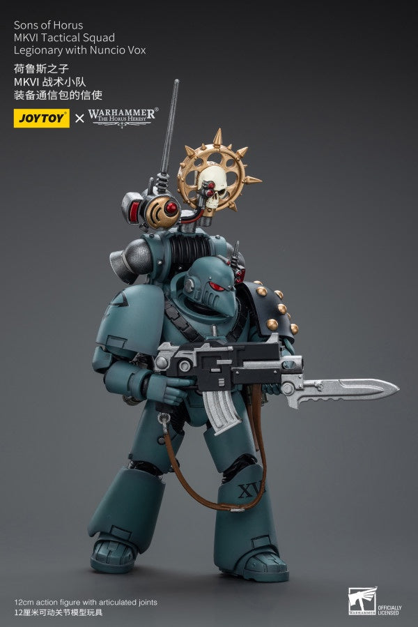 MKVITactical Squad Legionary with Nuncio Vox Sons of Horus Joy Toy