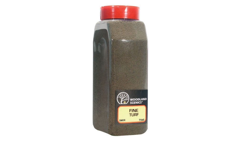 Woodland Scenics Shaker Turf - Fine earth (32 Oz) T1342