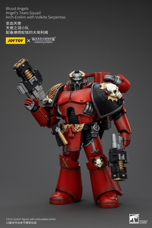 Angel's Tears Squad Arch-Erelim with Volkite Serpentas Blood Angels Joy Toy