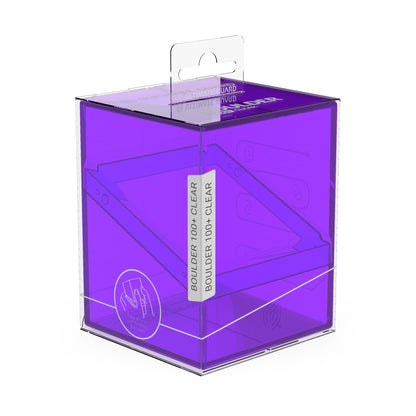 Ultimate Guard Deck Case Boulder 100+ Clear Amethyst
