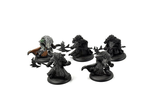 HORDES Circle Orboros 5 Warpborn Skinwalkers #1 METAL