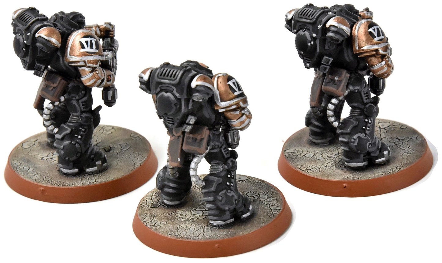 SPACE MARINES 3 Eradicators #4 PRO PAINTED Warhammer 40K