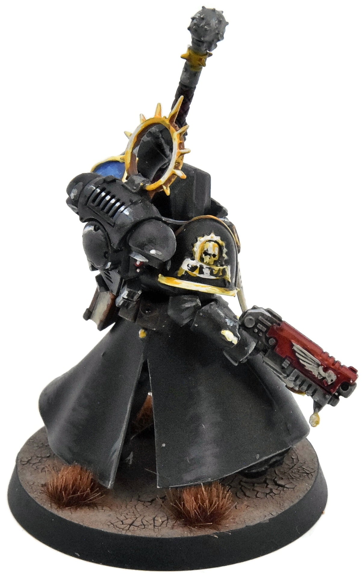 SPACE MARINES Chaplain #1 WELL PAINTED Warhammer 40K Ultramarines