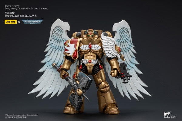 Sanguinary Guard with Encarmine Axe Blood Angels Joy Toy