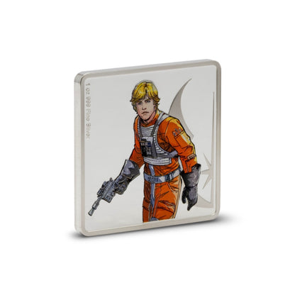 AGORO Star Wars Allies - Luke Skywalker & R2-D2 1oz Silver Medallion
