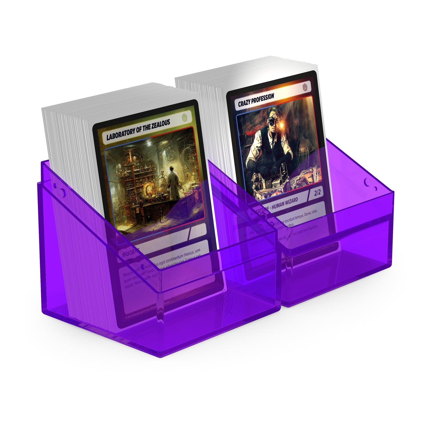 Ultimate Guard Deck Case Boulder 100+ Clear Amethyst