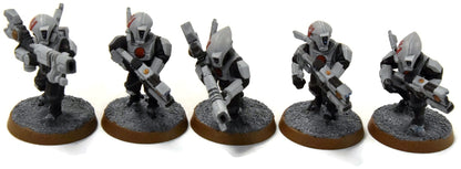 TAU EMPIRE 10 Pathfinders #3 WELL PAINTED Warhammer 40K