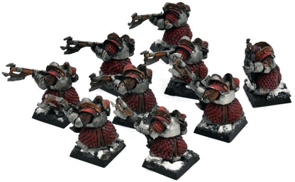 CHAOS DWARFS 9 Infernal Fireglaives Guard #1 FORGE WORLD WELL PAINTED Fantasy