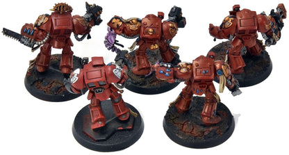 BLOOD ANGELS 5 Terminators #1 Warhammer 40K WELL PAINTED