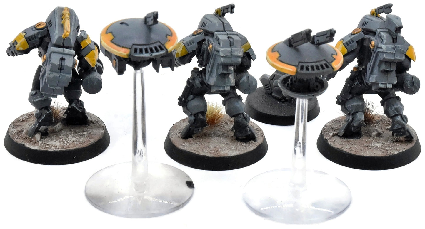 TAU EMPIRE 3 Xv25 Stealth Battlesuits With Drones #2 Warhammer 40K