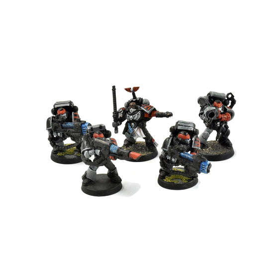 SPACE MARINES Decimator Squad #1 WELL PAINTED METAL Warhammer 40K