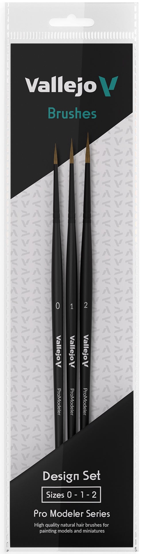 Vallejo - Natural Hair Brush Design Set (VAL-B01991)