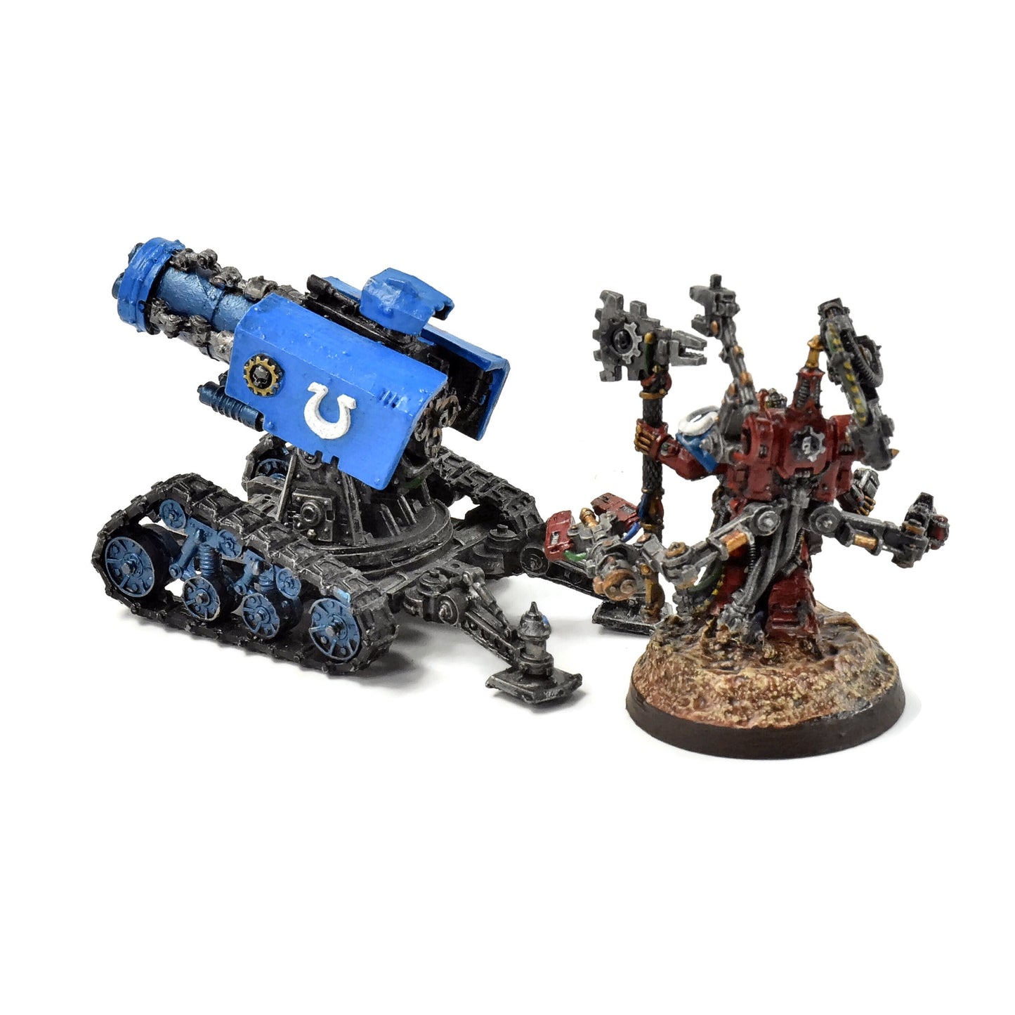 SPACE MARINES Thunderfire Cannon #1 METAL WELL PAINTED Warhammer 40K