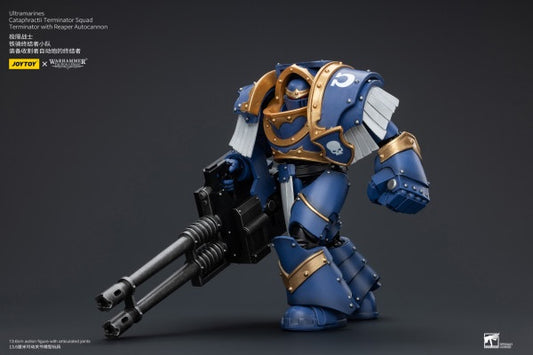Cataphractii Terminator Squad Terminator with Reaper Autocannon Ultramarines