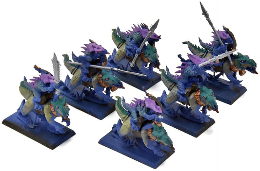 LIZARDMEN 6 Saurus Knights Cold-One #12 Fantasy