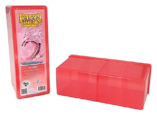 Dragon Shield Storage Box With 4 Compartments Pink