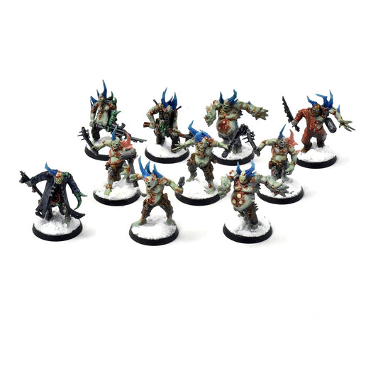 DEATH GUARD 10 Poxwalkers #4 PRO PAINTED 40K