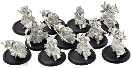 HORDES Skorne 10 Cataphracti #1 METAL