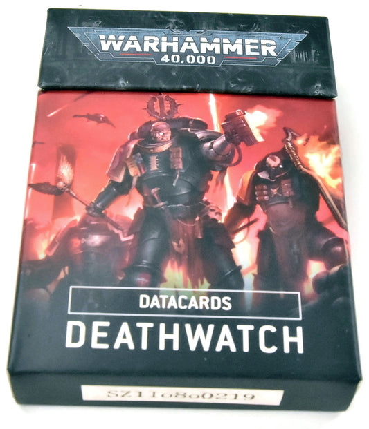 DEATHWATCH Datacards USED Mint Condition Warhammer 40K