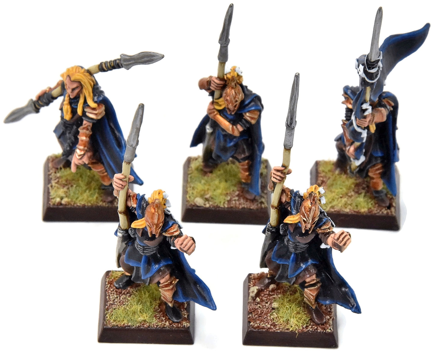 WOOD ELVES 5 Eternal Guards #3 METAL PRO PAINTED Fantasy