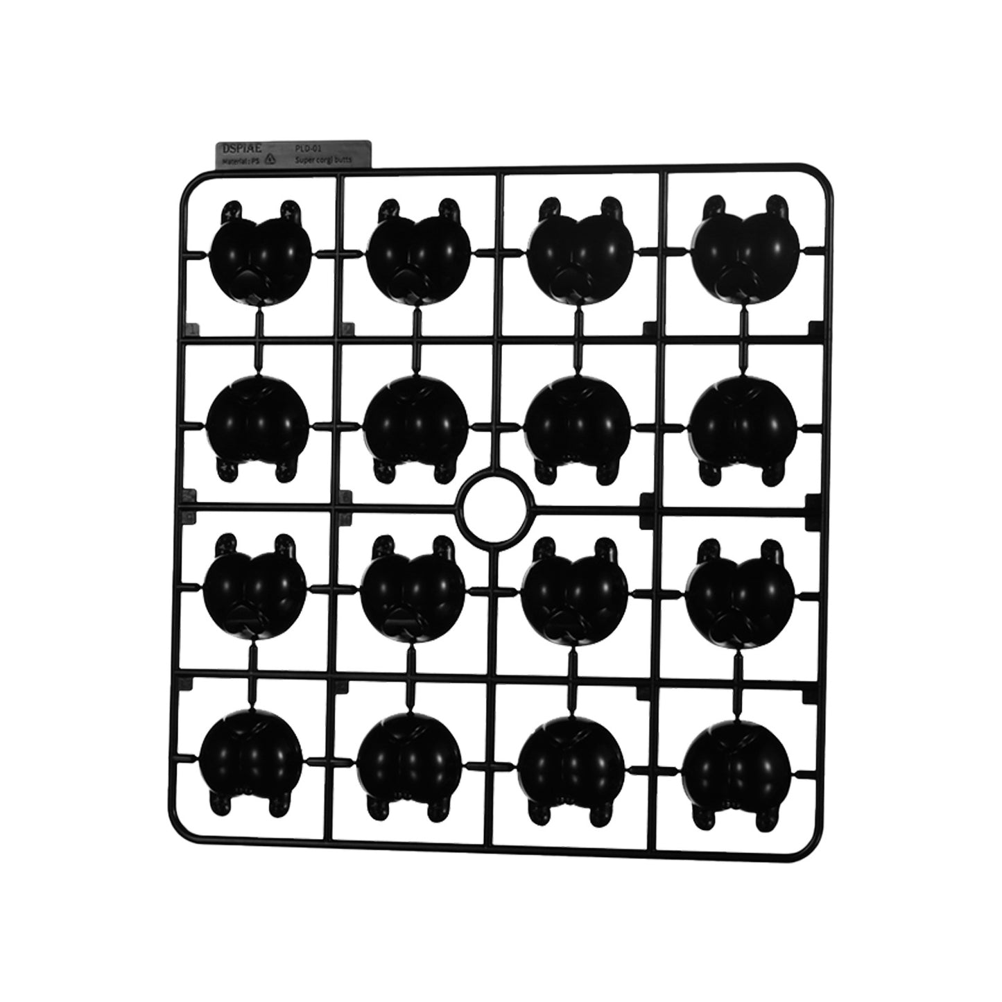 DSPIAE Super Corgi Butt Color Testing Piece - Black