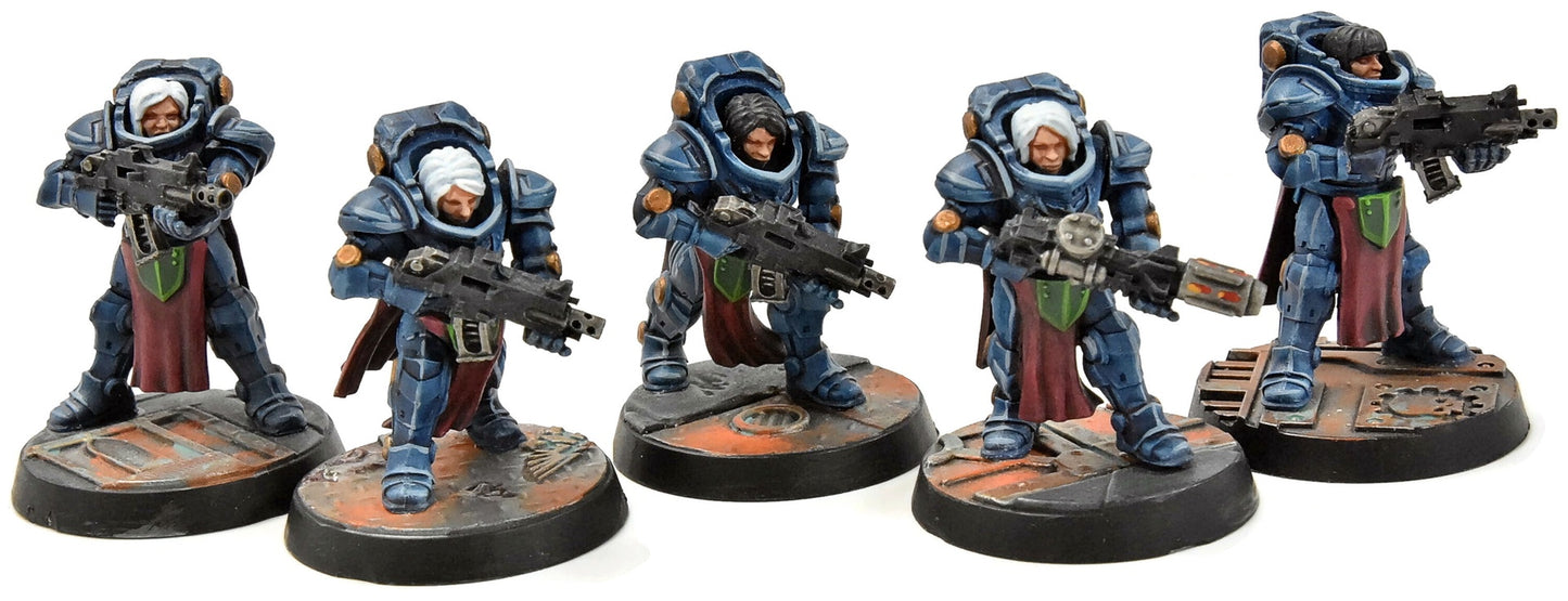 ADEPTA SORORITAS Battle Sisters Squad #8 WELL PAINTED NOT GW 40K