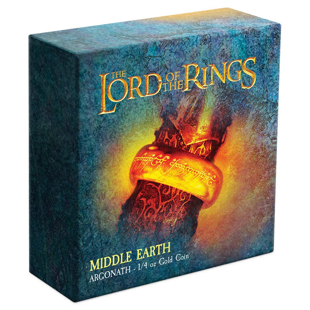 AGORO Warner LOTR - Middle Earth - Argonath 1/4oz Gold 2023