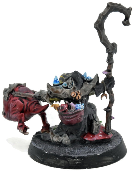 GLOOMSPITE GITZ Squigboss With Gnasha-Squig #1 WELL PAINTED Warhammer Sigmar