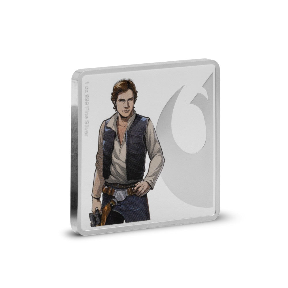AGORO Star Wars Allies - Han Solo & Chewbacca 1oz Silver Medallion