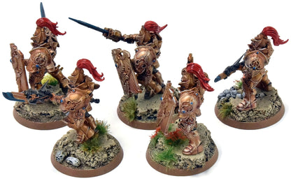 ADEPTUS CUSTODES 5 Custodian Guards Squad #1 PRO PAINTED Warhammer 40K