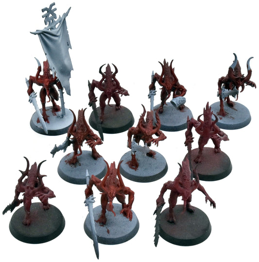 BLADES OF KHORNE 10 Bloodletters Of Khorne #3 Warhammer Sigmar 3869