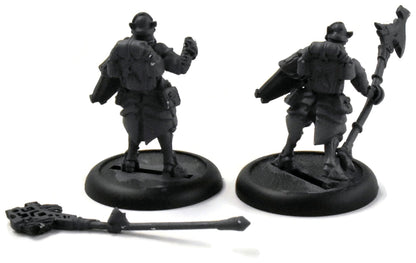 WARMACHINE Retribution of Scyrah Houseguard Halberdier & Officer w/ Standard